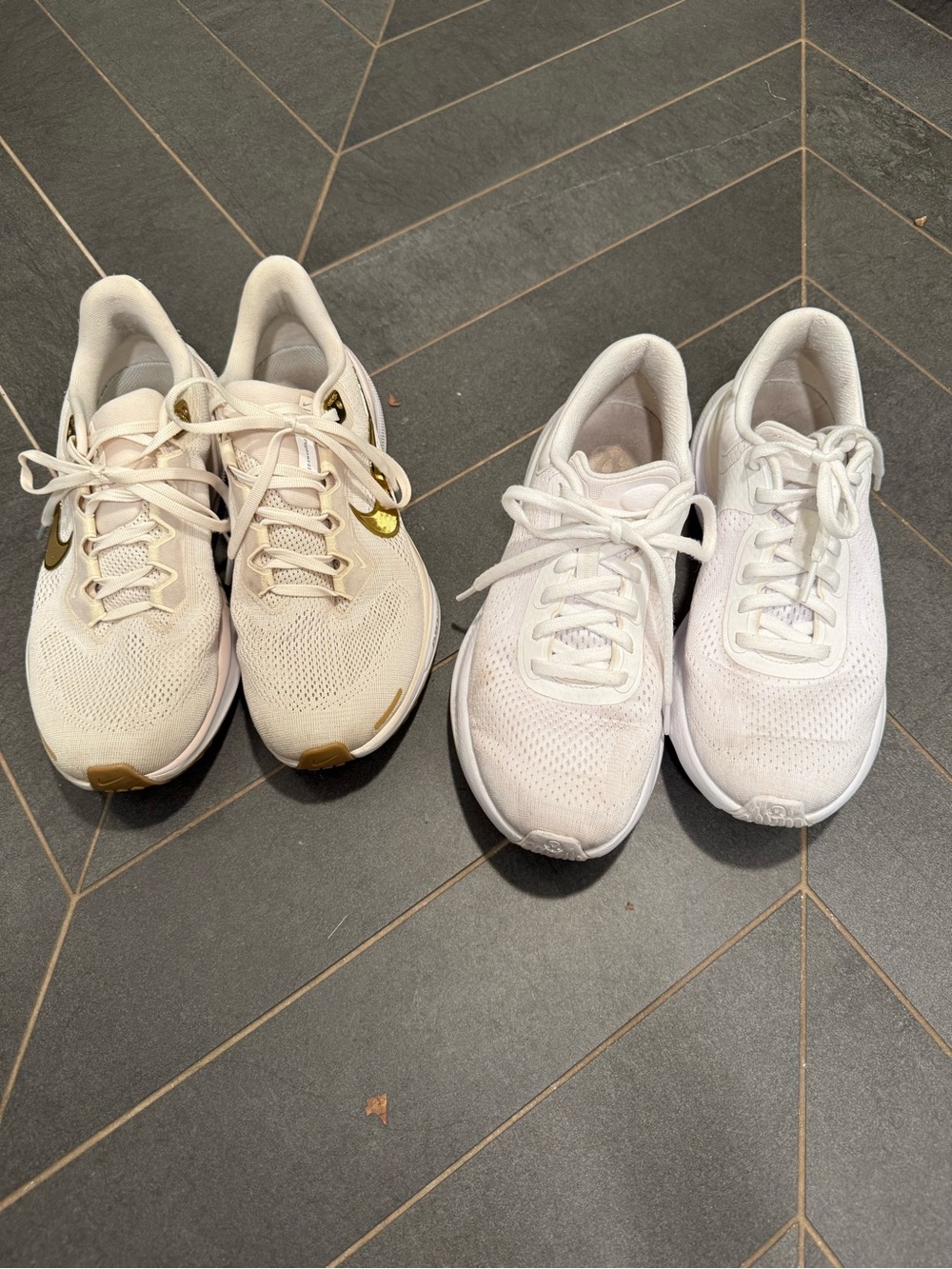 Two pairs of sneakers - 1 Nike & 1 Lululemon